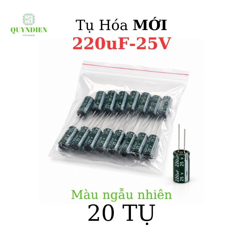 Tụ hóa 220uf - 25V