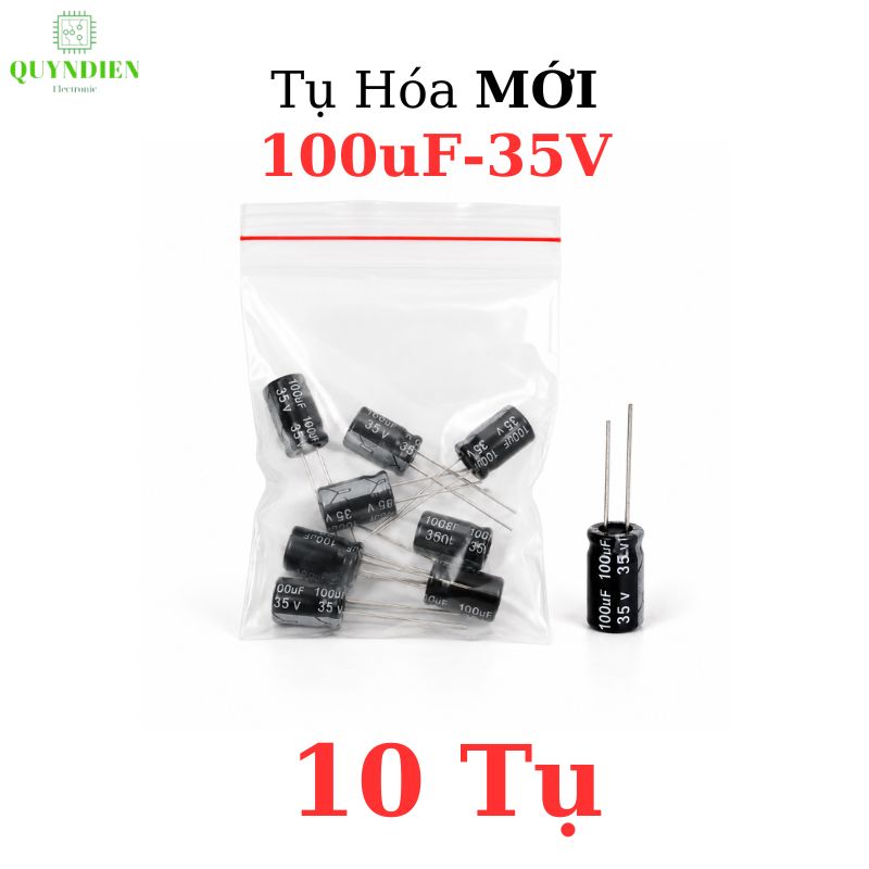Tụ hóa 100uf - 35V