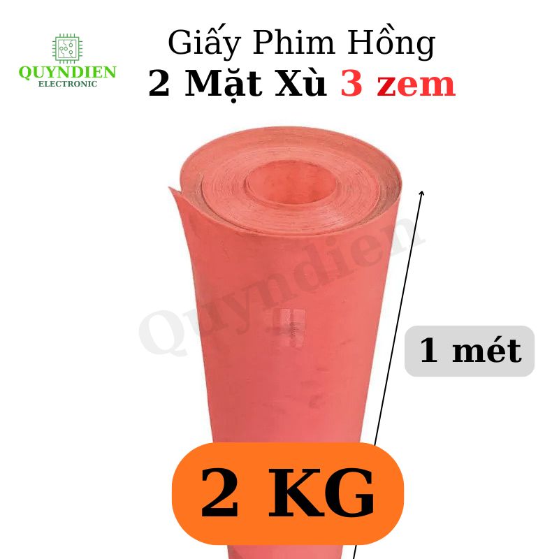 Giấy Phim Cách Điện Hồng Dày 0.3mm