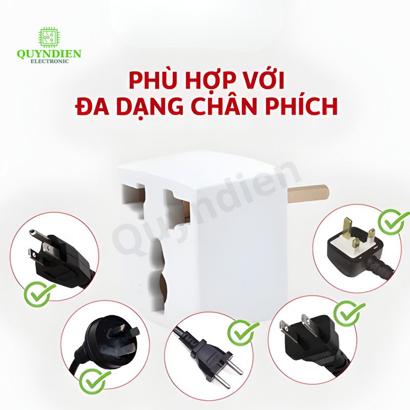 Ổ Cắm Đa Năng Chuyển Nguồn 1200W P6A P7