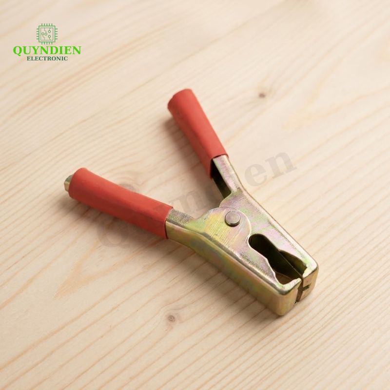 Kẹp Bình Ắc Quy 100A Thép Không Gỉ Đỏ Đen