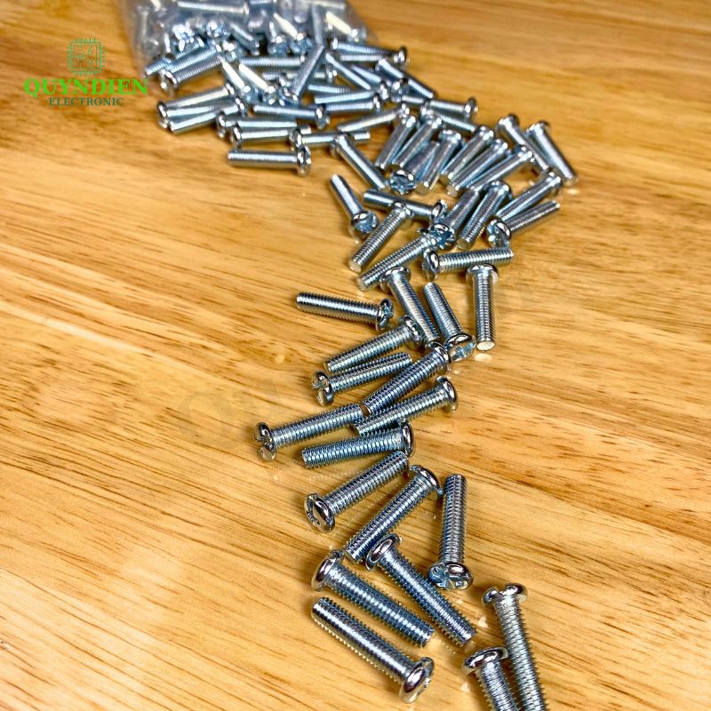 Ốc vít kèm tán M5x20mm túi 100 con