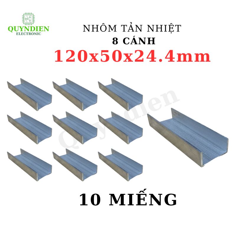 Nhôm tản nhiệt chữ U dài 120mm