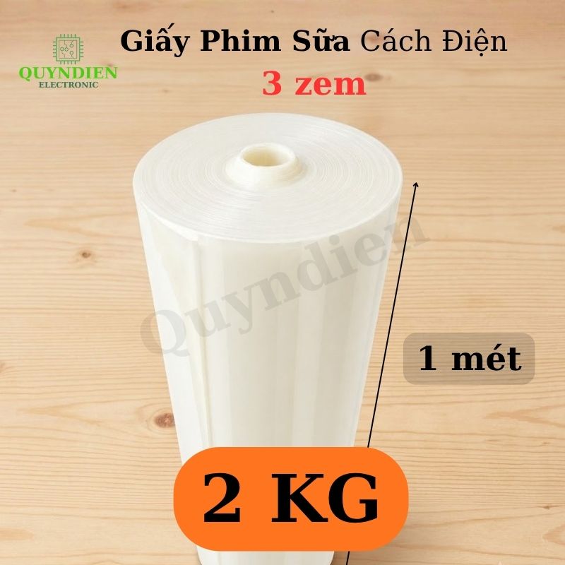 Giấy Phim Sữa Cách Điện 2 Mặt Bóng Dày 0.3mm