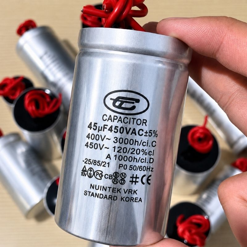Tụ Nhôm Dây 45uF - 450V
