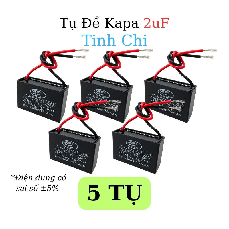Tụ Đề Kapa Vuông Tinh Chi 2uF 450VAC