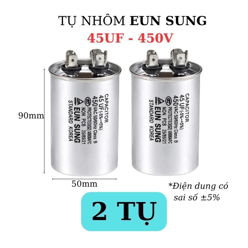 Tụ Nhôm Kapa EUN SUNG 45uF 450V