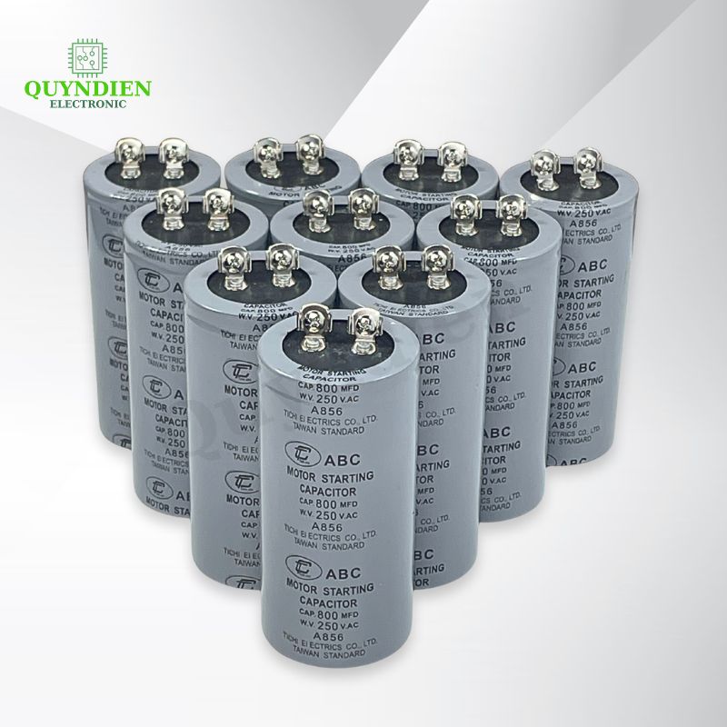 Tụ Đề Khởi Động Motor 800uF 250VAC Tụ Kapa TinhChi ABC