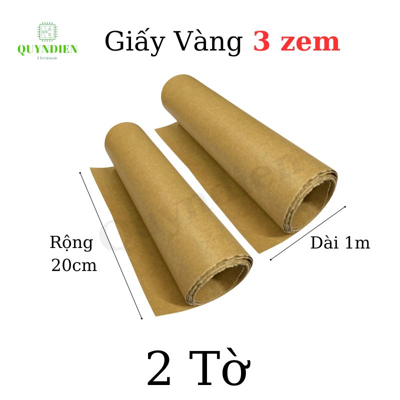 Giấy vàng giấy cách điện dày 0.3mm
