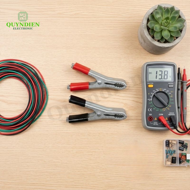 Kẹp Ắc Quy Chì 30A Có Bao Đỏ Đen (Túi 10 Cặp)