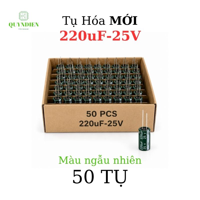 Tụ hóa 220uf - 25V
