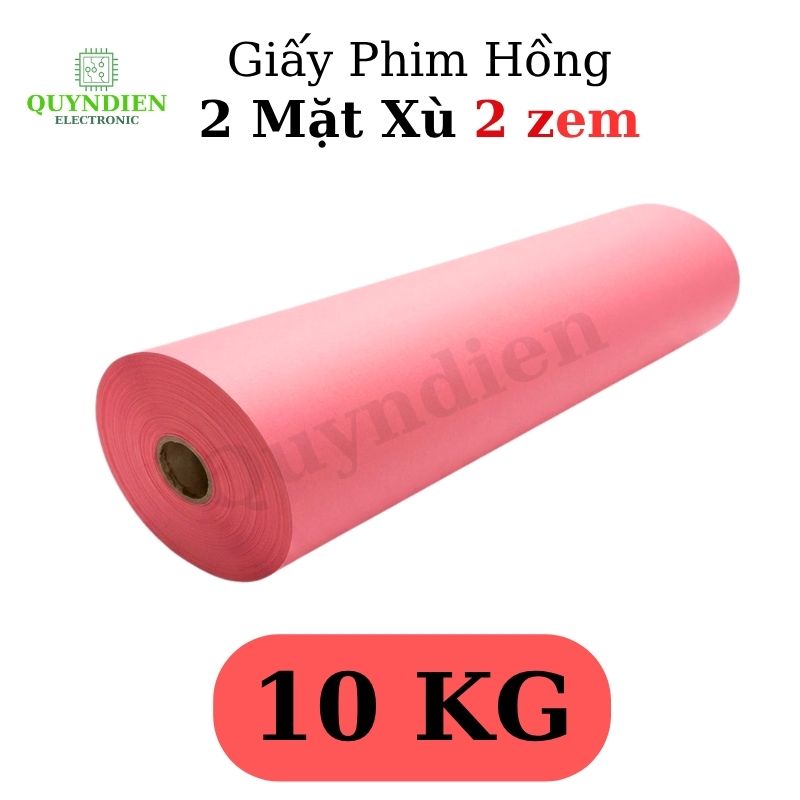 Giấy Cách Điện Hồng Khổ 1 Mét Dày 0.2mm