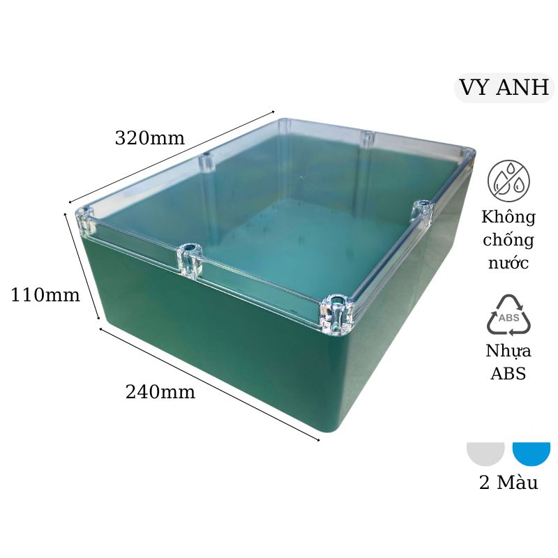 Hộp Nhựa ABS Vy Anh 320x240x110mm