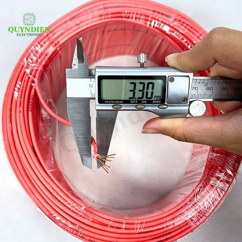 Dây Điện Cadivi 1.5 – Dây Đơn Lõi 7 Sợi CV1.5 – Dây Cáp Điện, Dây Tiếp Địa, Dây Chống Sét (CUỘN 1 MÉT)