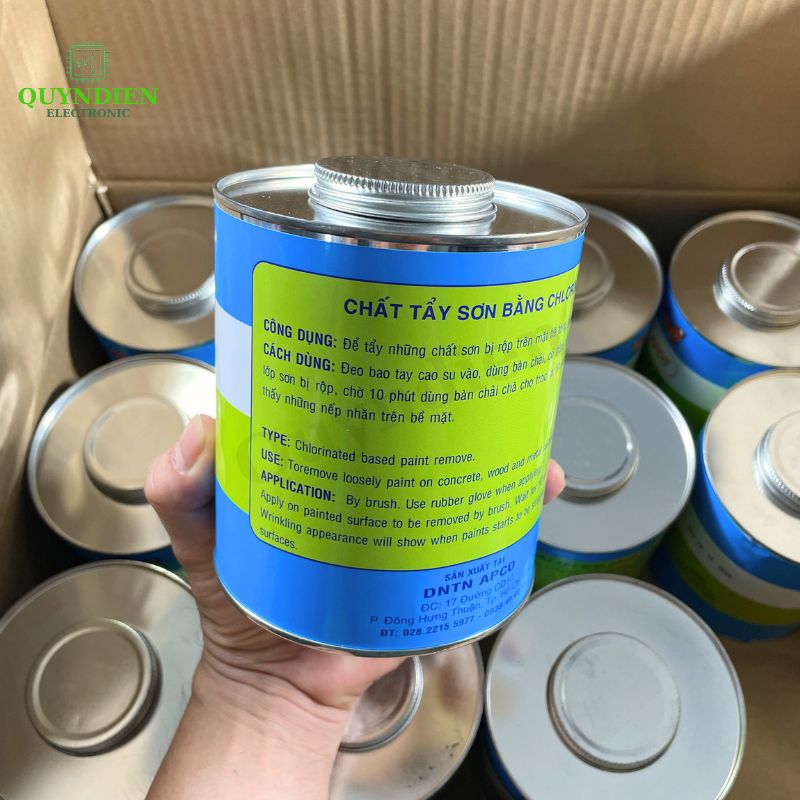 Tẩy Sơn APCO 1 lít – Nước Tẩy Sơn, Chất Tẩy Sơn Bê Tông – Gỗ – Kim Loại