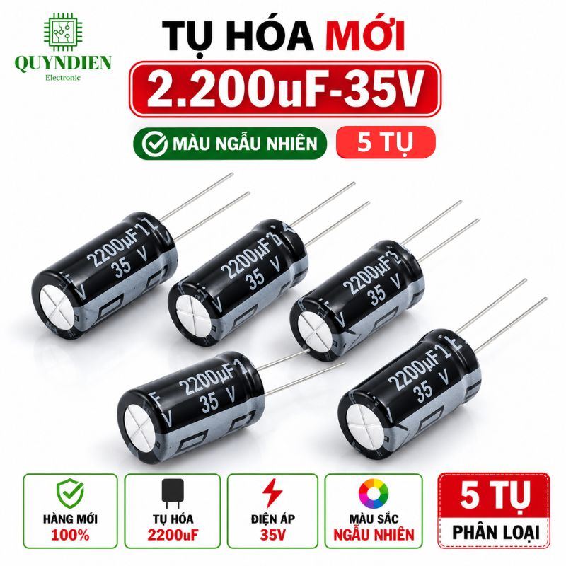 Tụ hóa 2200uf-16v 25v 35v 50v
