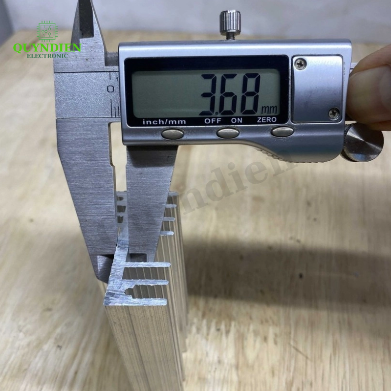 Nhôm tản nhiệt 2 tầng 7 cánh dài 8.5cm nhôm 2 vế 85x44x29mm