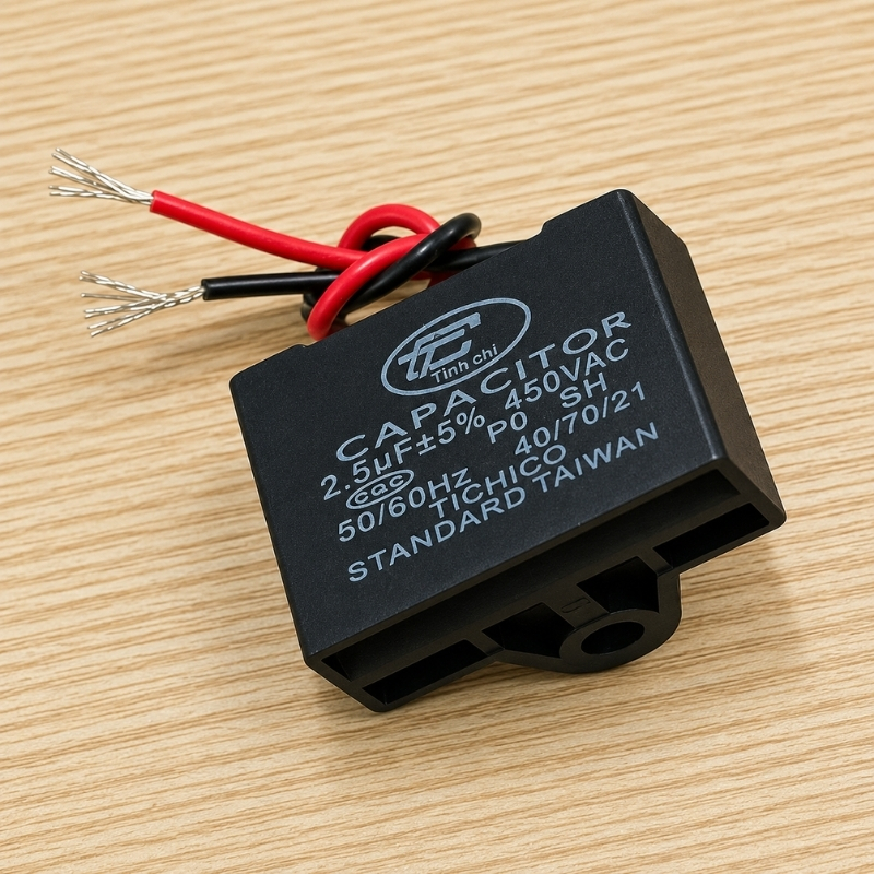 Tụ Đề Kapa Vuông Tinh Chi 2.5uF 450VAC