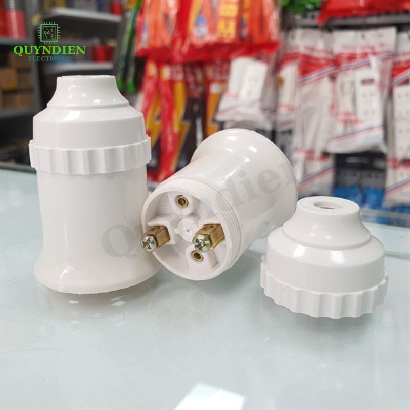 Đuôi bóng đèn ren vặn xoáy E27 loe trong nhà SOPOKA