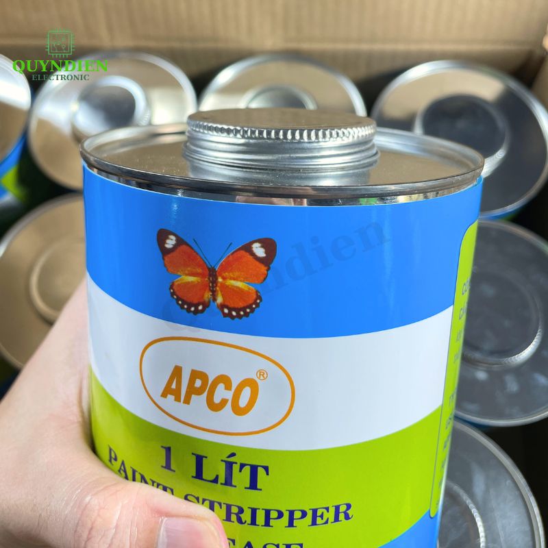 Tẩy Sơn APCO 1 lít – Nước Tẩy Sơn, Chất Tẩy Sơn Bê Tông – Gỗ – Kim Loại