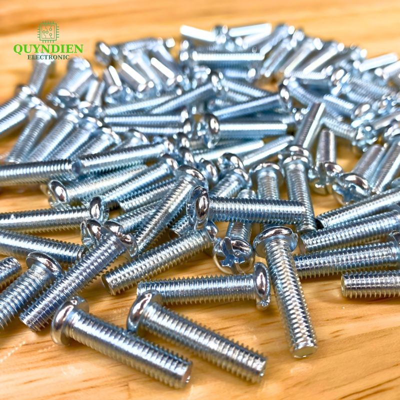 Ốc vít kèm tán M5x20mm túi 100 con