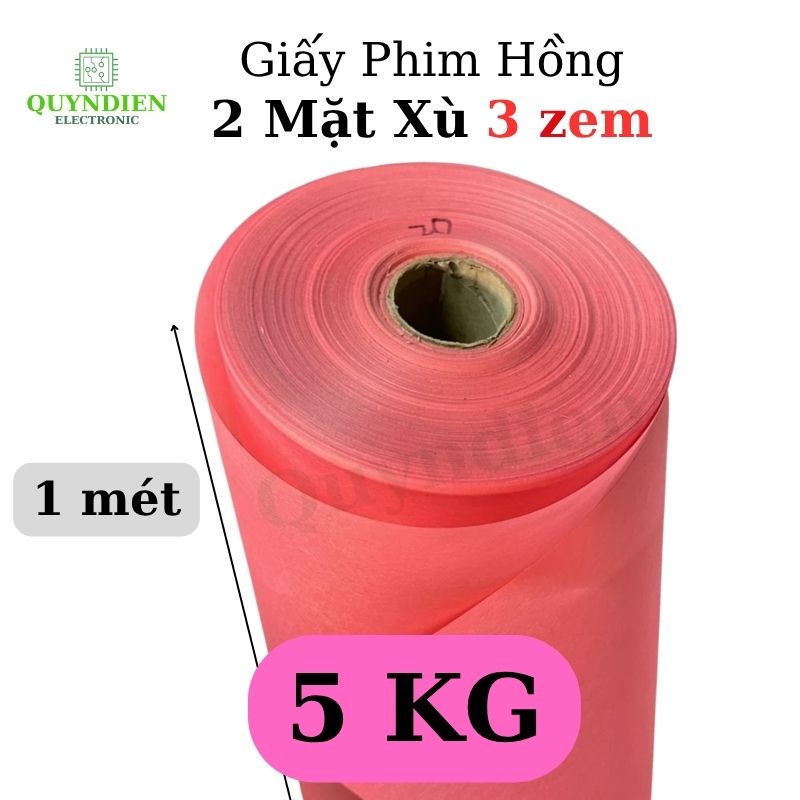 Giấy Phim Cách Điện Hồng Dày 0.3mm