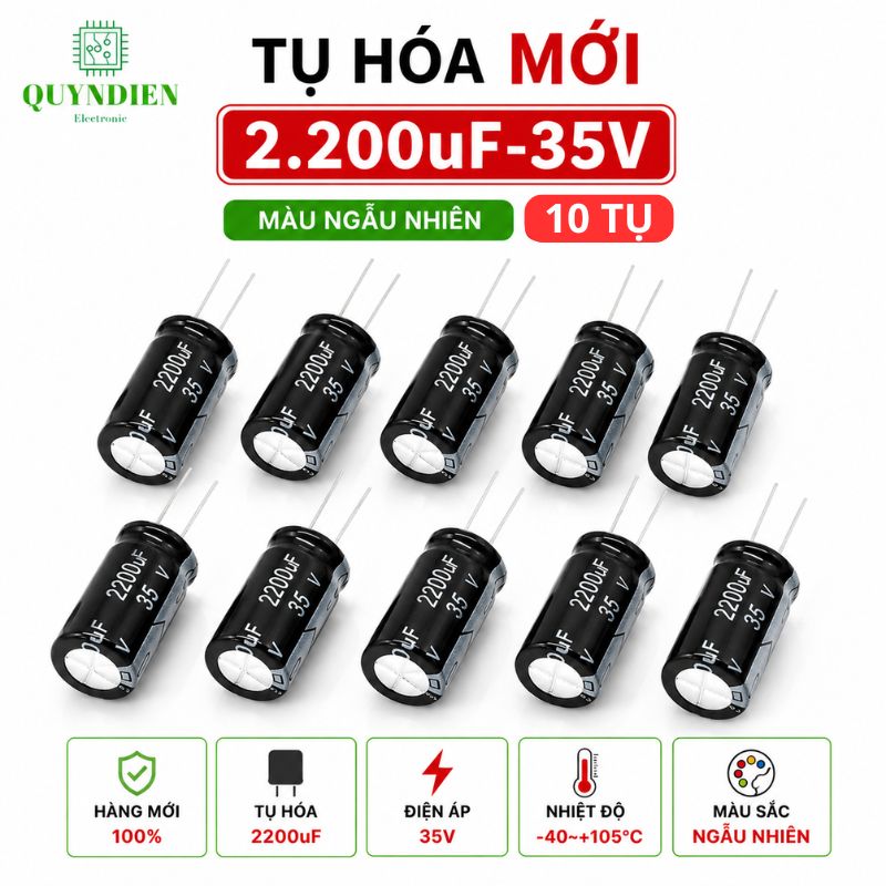 Tụ hóa 2200uf-16v 25v 35v 50v