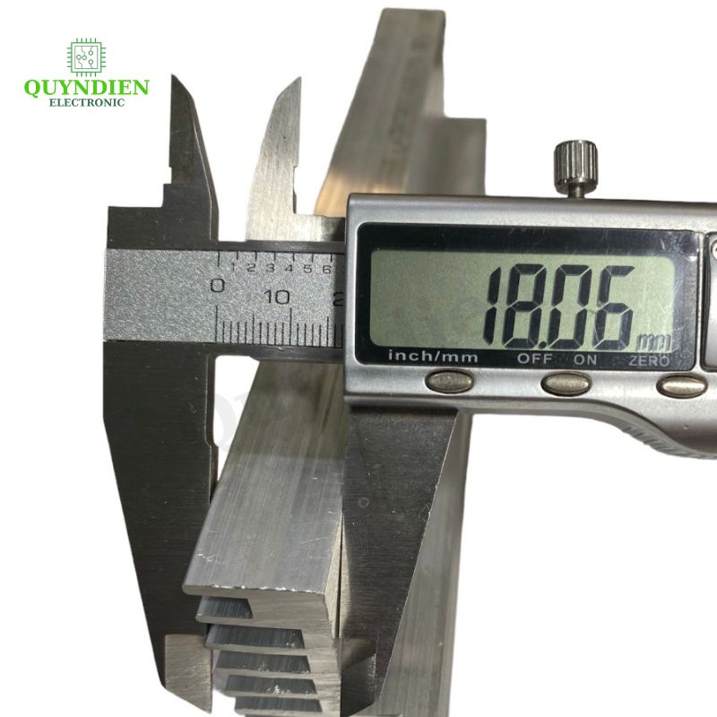 Nhôm tản nhiệt 2 tầng 10 cánh 70x58x32mm