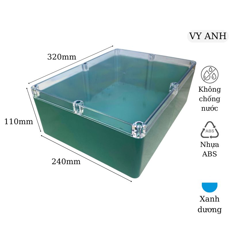 Hộp Nhựa ABS Vy Anh 320x240x110mm