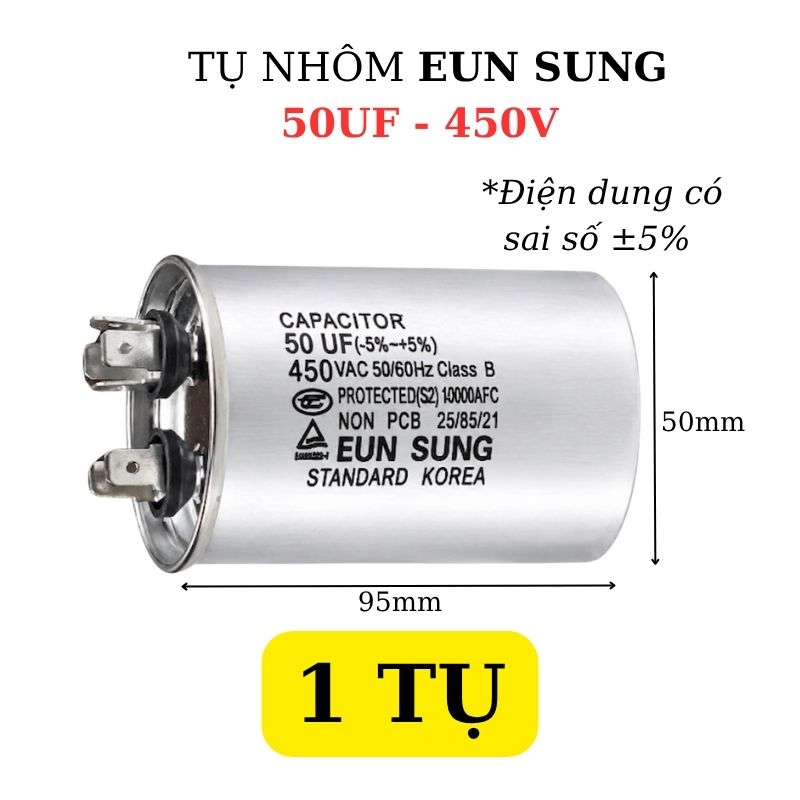 Tụ Nhôm Kapa EUN SUNG 50uF 450V