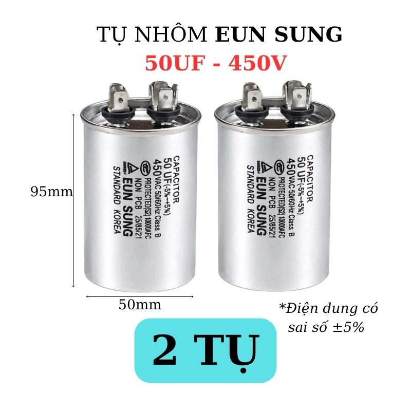Tụ Nhôm Kapa EUN SUNG 50uF 450V