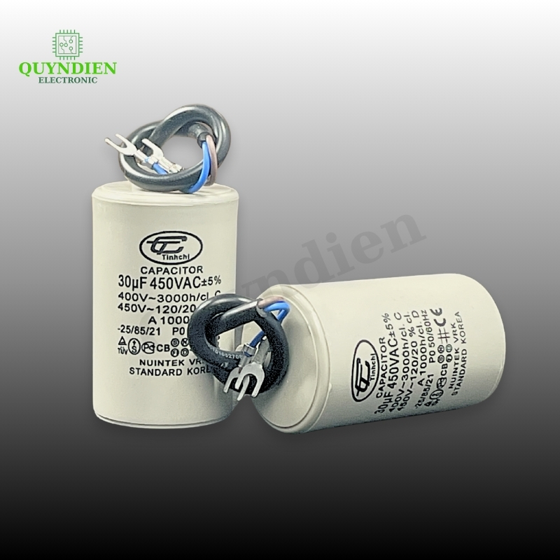Tụ Đề Máy Bơm Nước 30uF 450V Tụ Kapa Tinh Chi