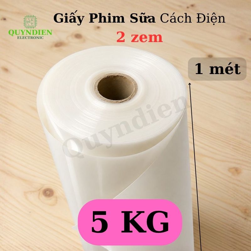 Giấy Phim Sữa Cách Điện 2 Mặt Bóng Dày 0.2mm