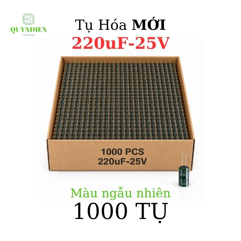 Tụ hóa 220uf - 25V