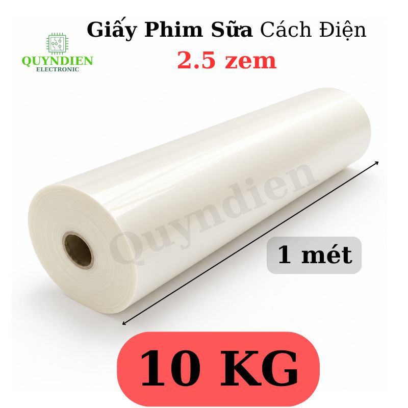 Giấy Phim Sữa Cách Điện 2 Mặt Bóng Dày 0.25mm