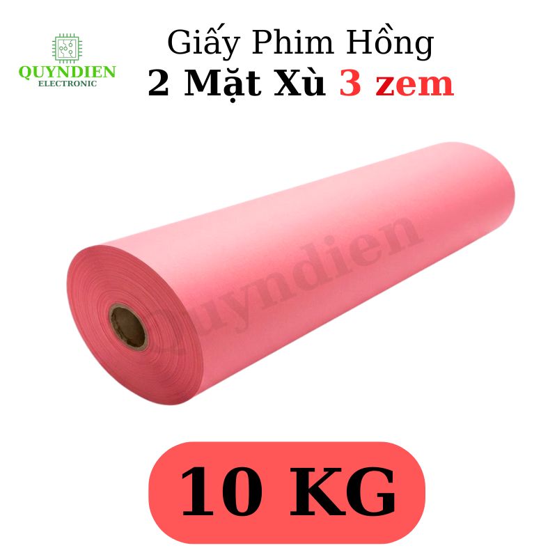 Giấy Cách Điện Hồng Khổ 1 Mét Dày 0.3mm