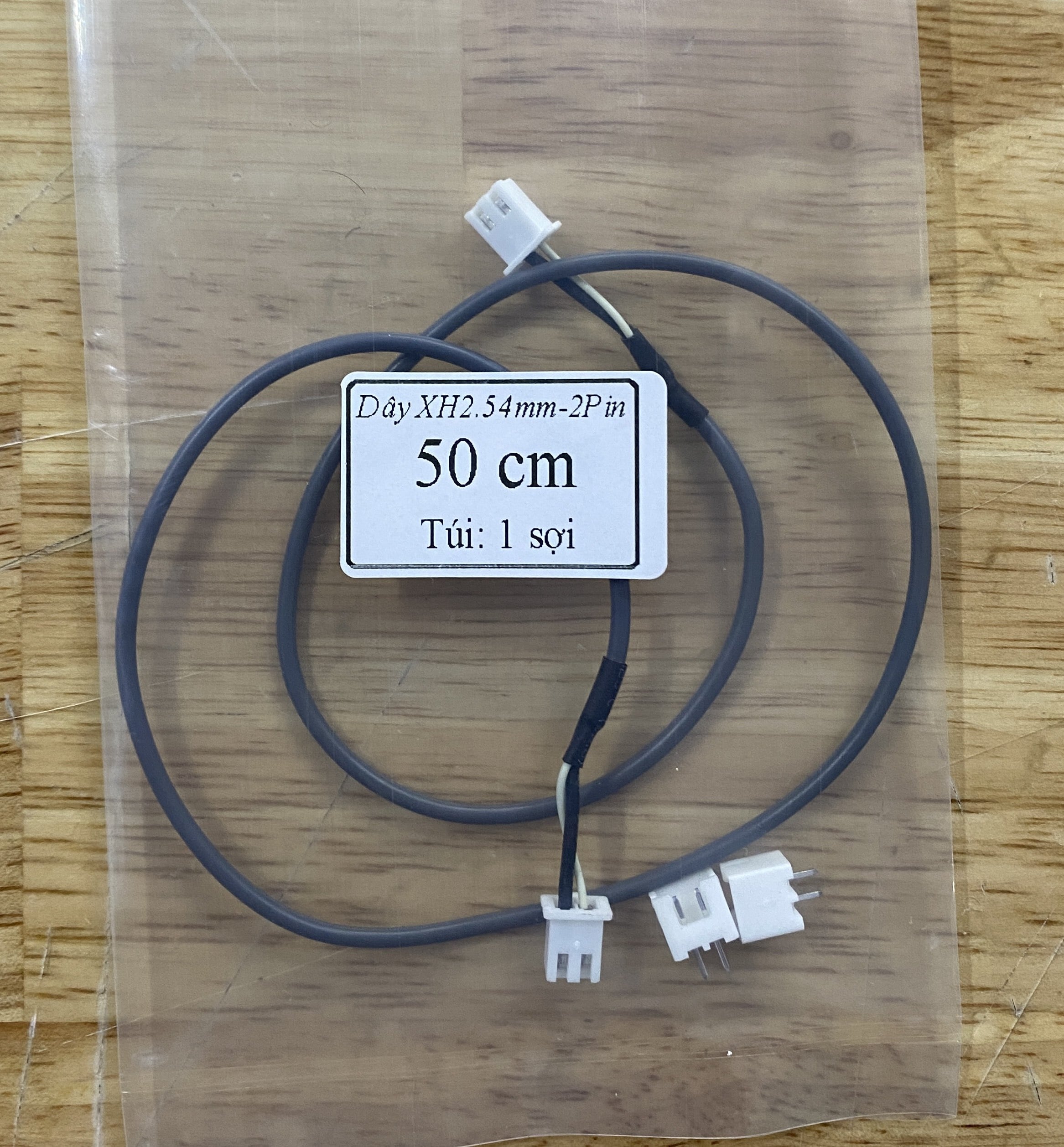 Dây tín hiệu âm thanh, dây bus, cable nối XH2.54-2P Dài 10cm 20cm, 30cm, 40cm, 50cm