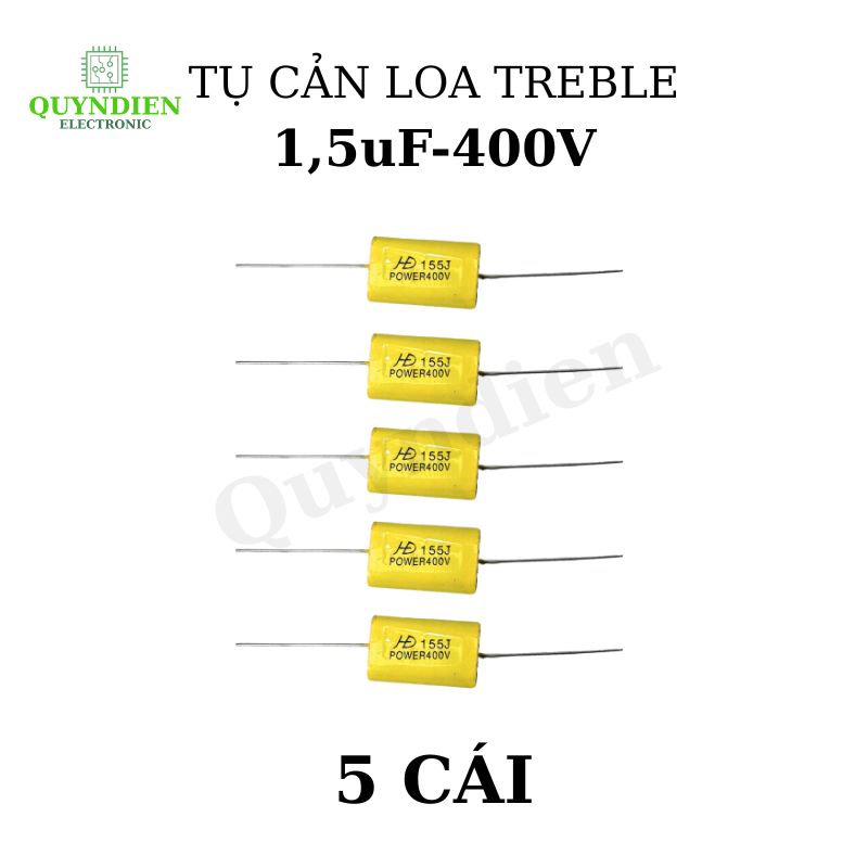 Tụ Không Phân Cực - Tụ Cản Loa Chống Cháy Treble - 1,5uF 400V