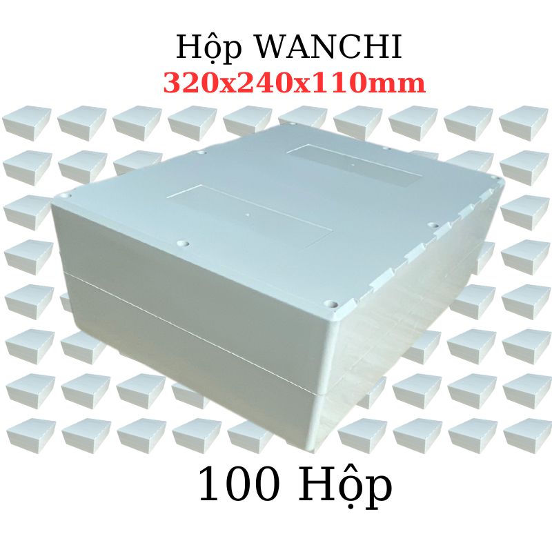 Hộp Nhựa ABS GHÉP WANCHI 320x240x110mm Màu Trắng
