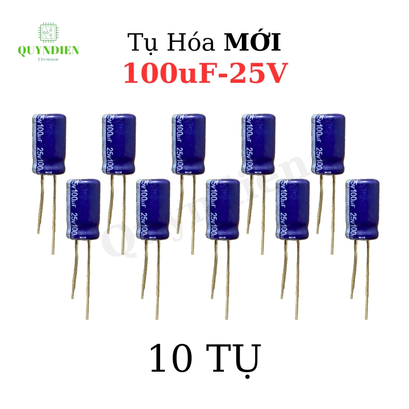 Tụ hóa 100uf - 25V