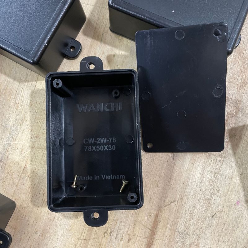 Hộp Nhựa ABS WANCHI 78x50x30mm Màu Đen