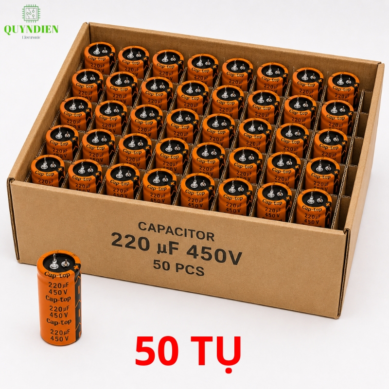 Tụ Lọc Nguồn 220uF 450V DC