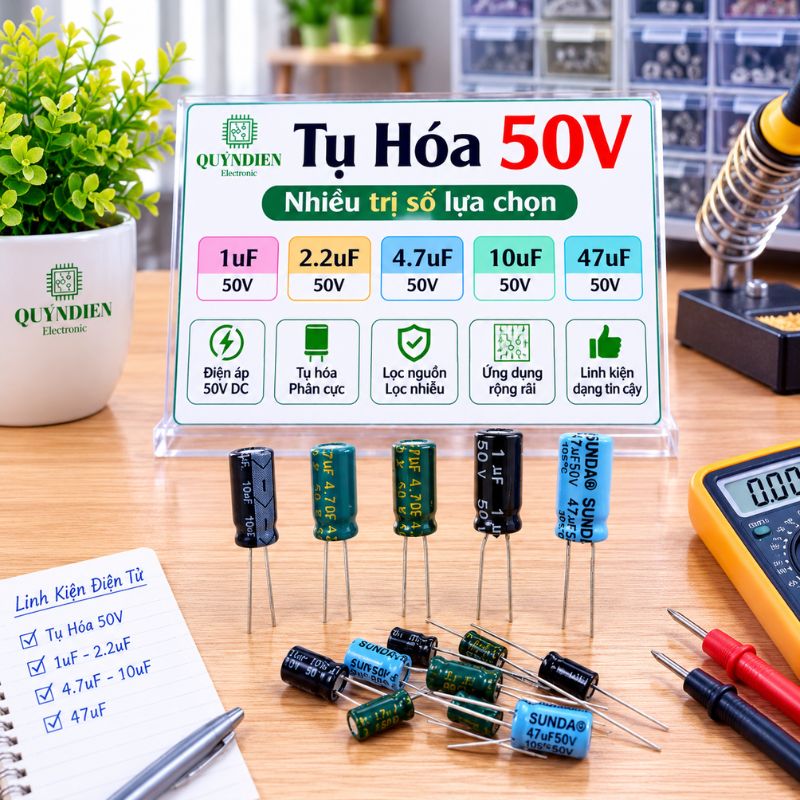 Tụ Hóa 50V