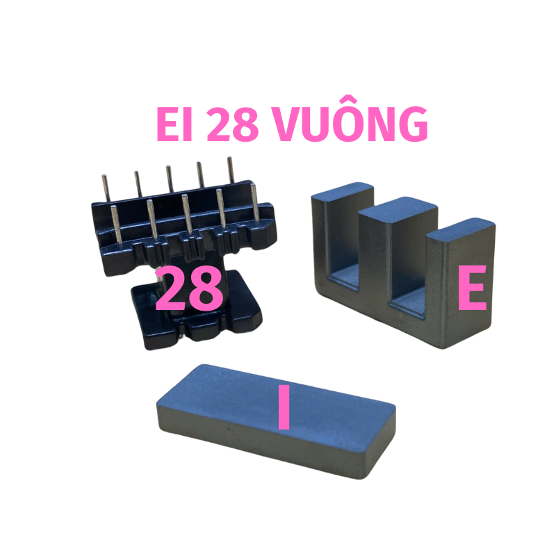 Lõi Biến Áp Xung EI28 Khuôn Đứng 5+5 Chân