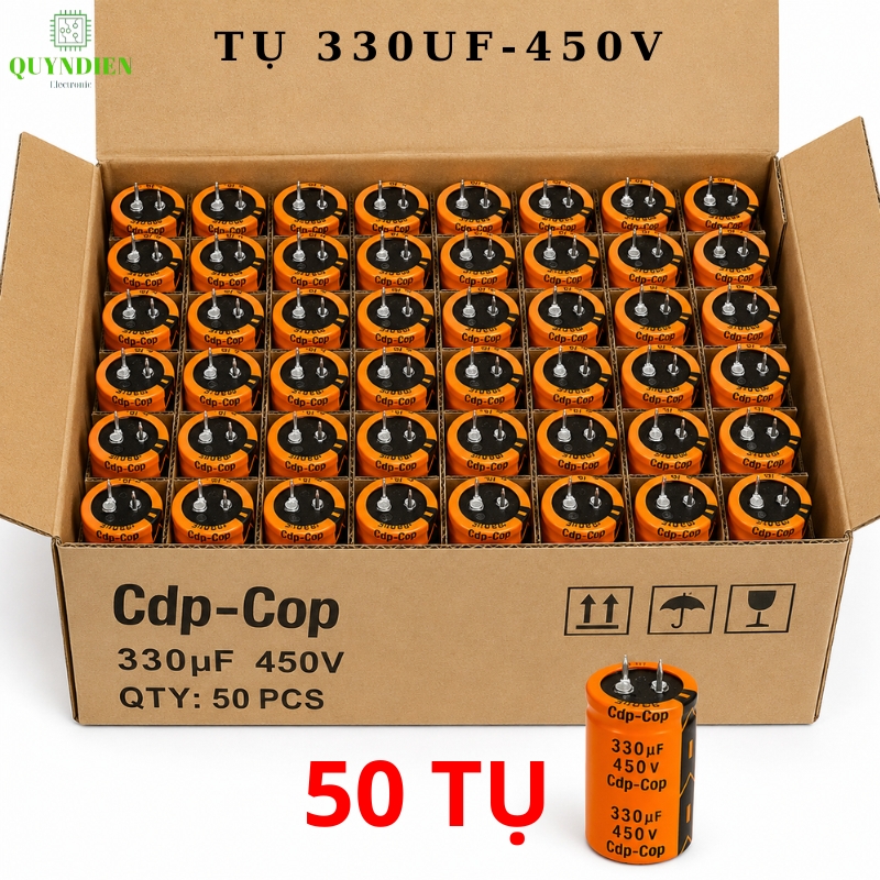 Tụ Hóa Lọc Nguồn 330uf 450VDC CapTop