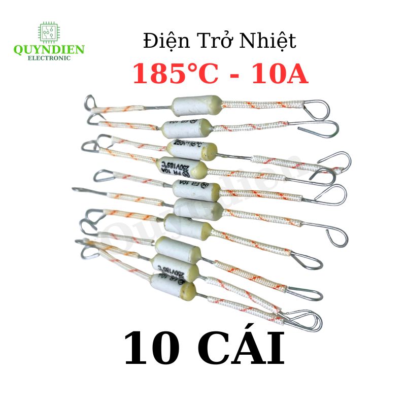 Điện Trở Nhiệt Nồi Cơm Điện 185 Độ - 10A [ 10 con]