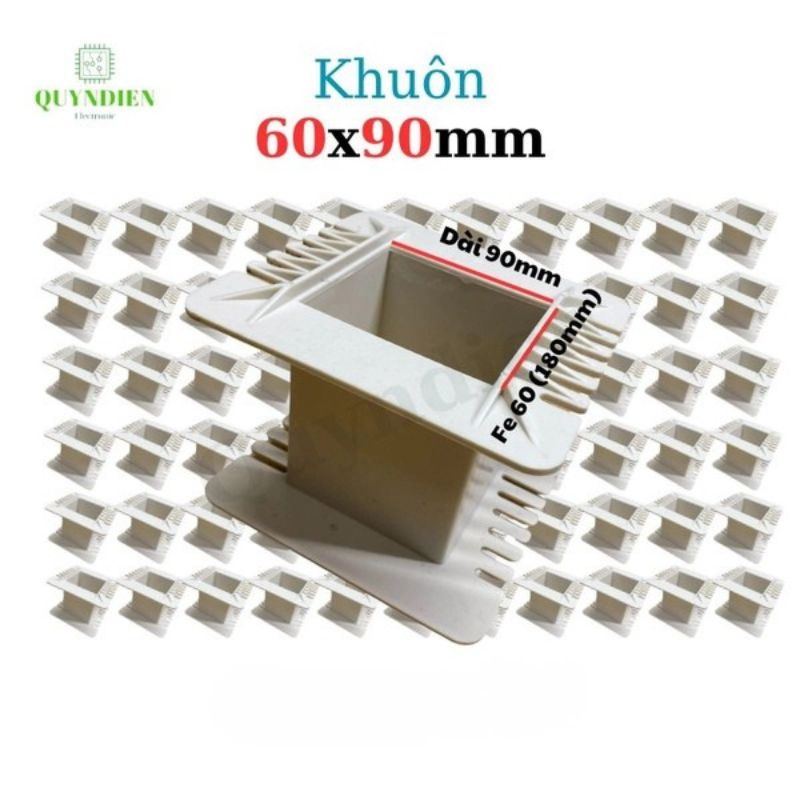 Khuôn Nhựa Quấn Biến Áp Fe Silic 60x90mm