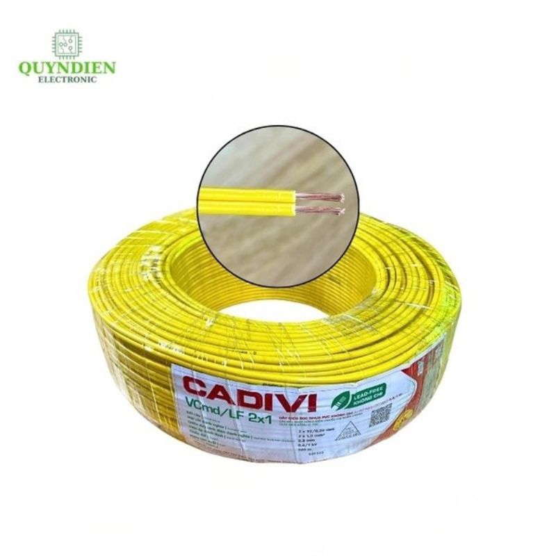 Dây Điện Cadivi Dây Đôi VCmd/LF 2x1