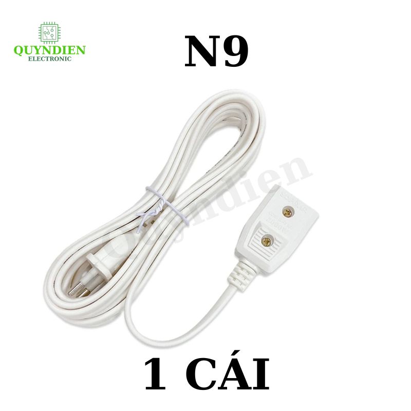 Dây Phích Âm N9 Dài 3.9m, Chịu Tải 1200W