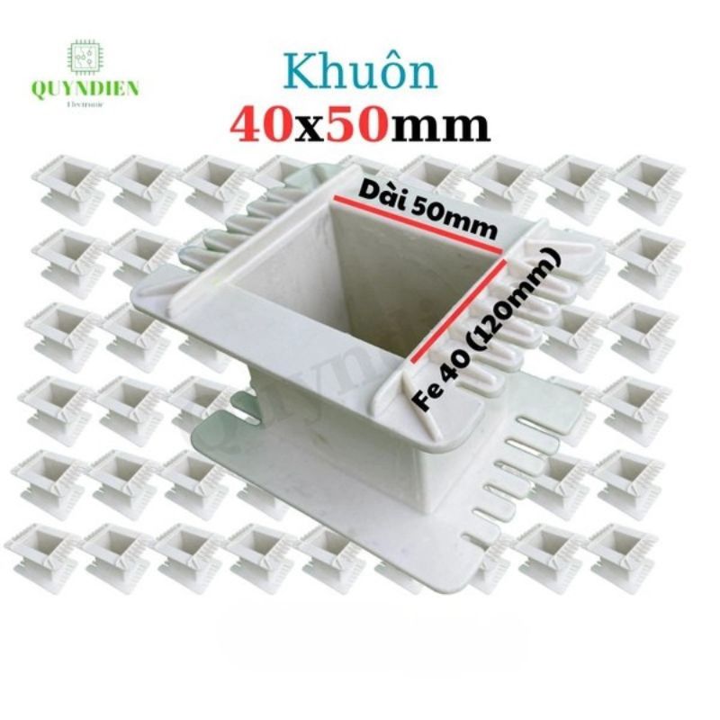 Khuôn Nhựa Quấn Biến Áp Fe Silic 40x50mm